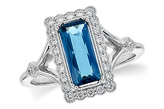 A245-41892: LDS RG 1.58 LONDON BLUE TOPAZ 1.75 TGW