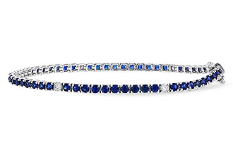 A329-91883: BRACELET 3.27 TW SAPP 3.52 TGW (7")