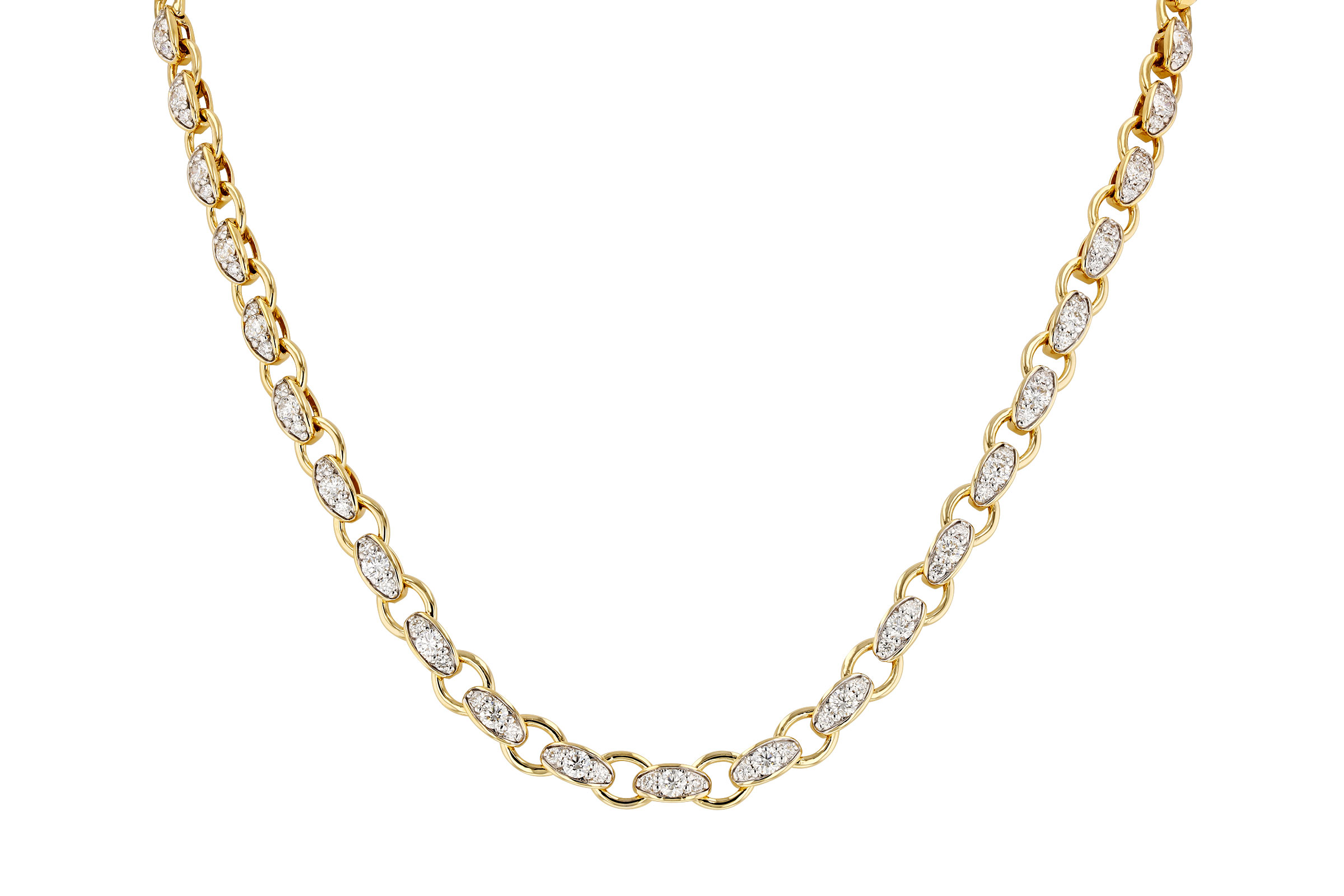 A330-83647: NECKLACE 3.18 TW (17.25")