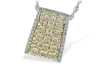 B244-47310: NECK .95 YELLOW DIAS 1.09 TW