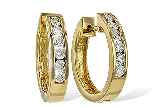 D056-29174: EARRINGS .50 TW