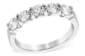 D240-85465: LDS DIA WED RG 1.00 TW (5 STONES)