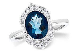 D328-16419: LDS RG 1.86 LONDON BLUE TOPAZ 2.00 TGW