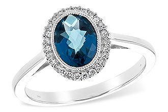 E244-46383: LDS RG 1.27 LONDON BLUE TOPAZ 1.42 TGW