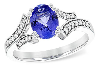 E245-42810: LDS RG 1.15 TANZANITE 1.30 TGW