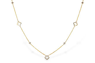 F329-92774: NECKLACE .20 TW (18")