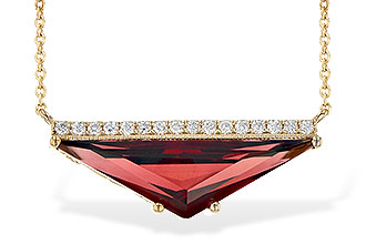 H245-41864: NECK 2.85 GARNET 2.95 TGW