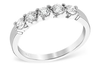 K240-85473: LDS DIA WED RG .50 TW (5 STONES)