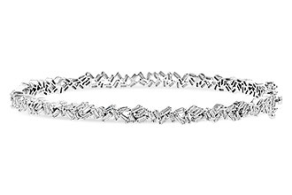 K328-10046: BANGLE .84 TW BAGUETTE DIAS