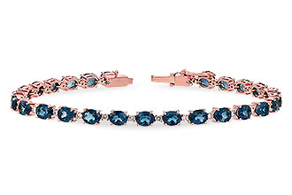 L244-47282: BRACELET 8.97 LONDON BLUE TPZ 9.55 TGW