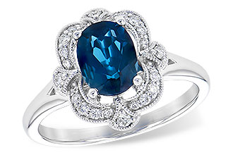 L328-15482: LDS RG 1.35 LONDON BLUE TOPAZ 1.50 TGW