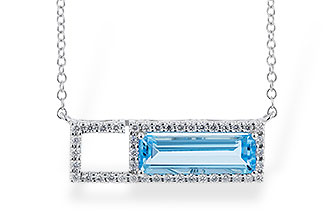 L329-01846: NECK 1.44 BLUE TOPAZ 1.60 TGW