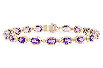 L329-01882: BRACELET 6.86 TW AMETHYST 6.90 TGW