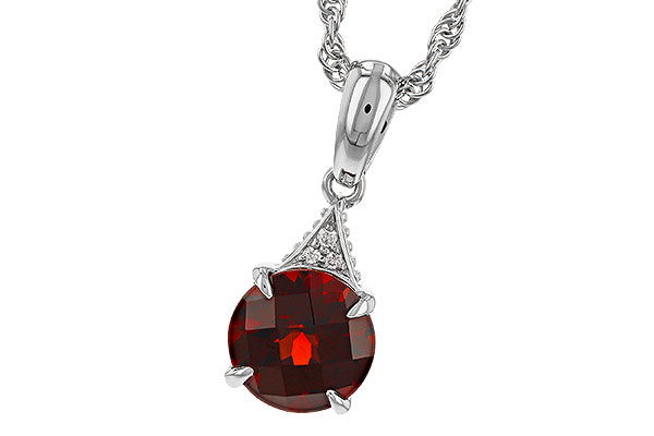 L329-97291: NECK 1.46 GARNET 1.47 TGW (7MM RD)