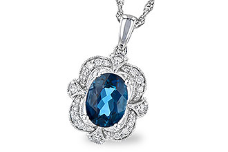M328-15482: NECK 1.35 LONDON BLUE TOPAZ 1.50 TGW
