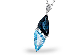 M329-92773: NECK 6.87 BLUE TOPAZ 6.97 TGW