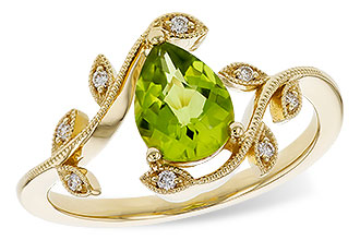 M329-92791: LDS RG 1.16 PERIDOT 1.22 TGW (8x6MM PER)